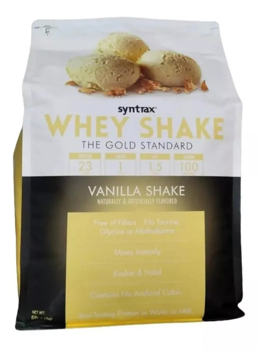 Whey Shake Syntrax Protein Bag Vainilla 5LB (2.44Kg)