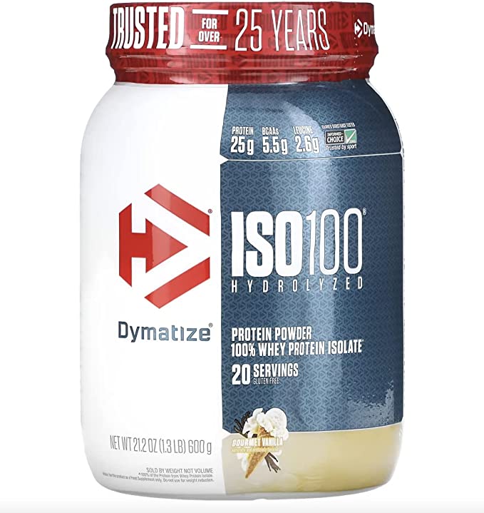 Dynamize Iso Proteina Sabor Vainilla 1.3LB (600g)