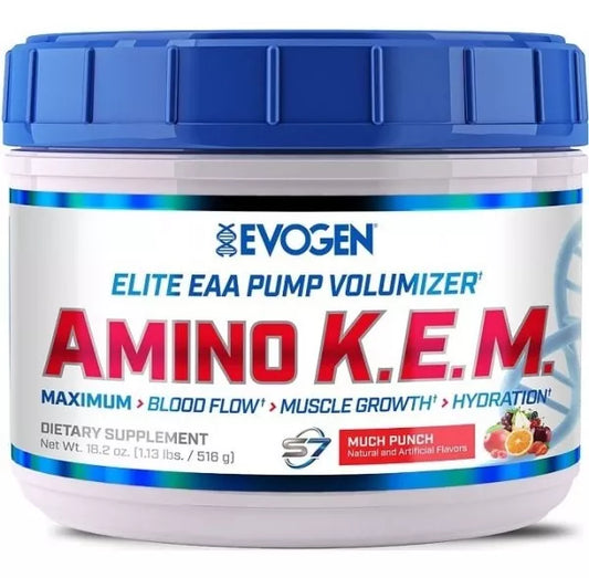 Amino K.E.M Evogen Sabor Punch 1.13Lb (516g)