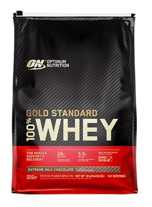 100% Whey Gold Standar Chocolate On Nutrition 9.95LB (4.54Kg)