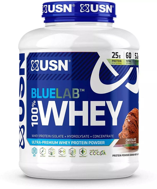 Whey Premium Protein BlueLab Chocolate USN 5Lb (2267g)