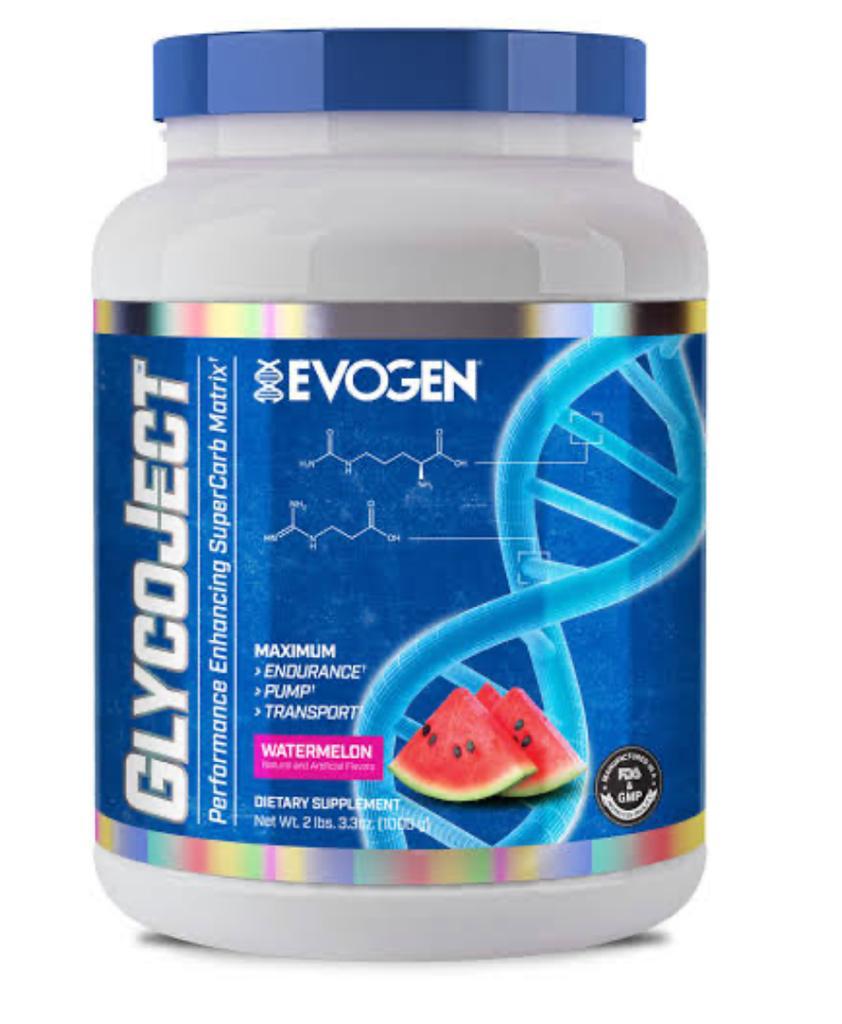 Glycoject Evogen Supercarb Sabor Sandia 2Lb (1000g)