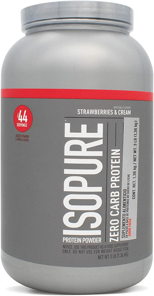 Isopure Proteina Fresa 3LB (1.36Kg)