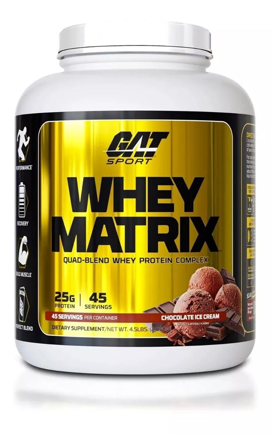 Whey Matrix Gat Sport Chocolate 4.5Lb (2.06g)