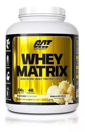 Whey Matrix Gat Sport Vainilla 4.5Lb (2.06g)