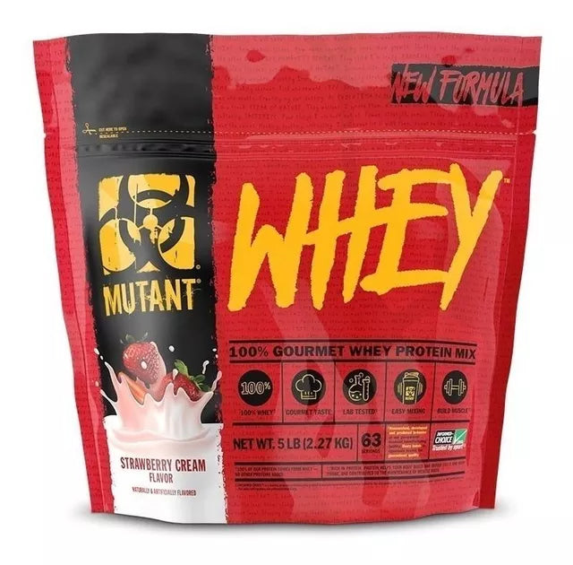 Whey Mutant Proteina Fresa 5LB (2.27Kg)