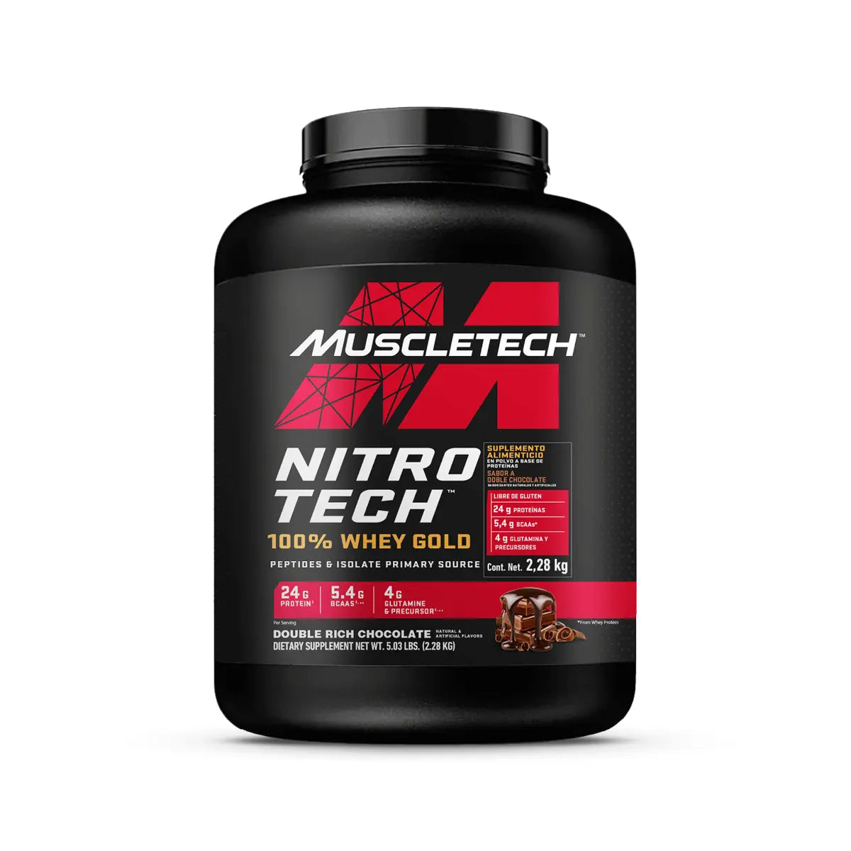 NitroTech MUSCLETECH Chocolate 5.03LB (2.28Kg)