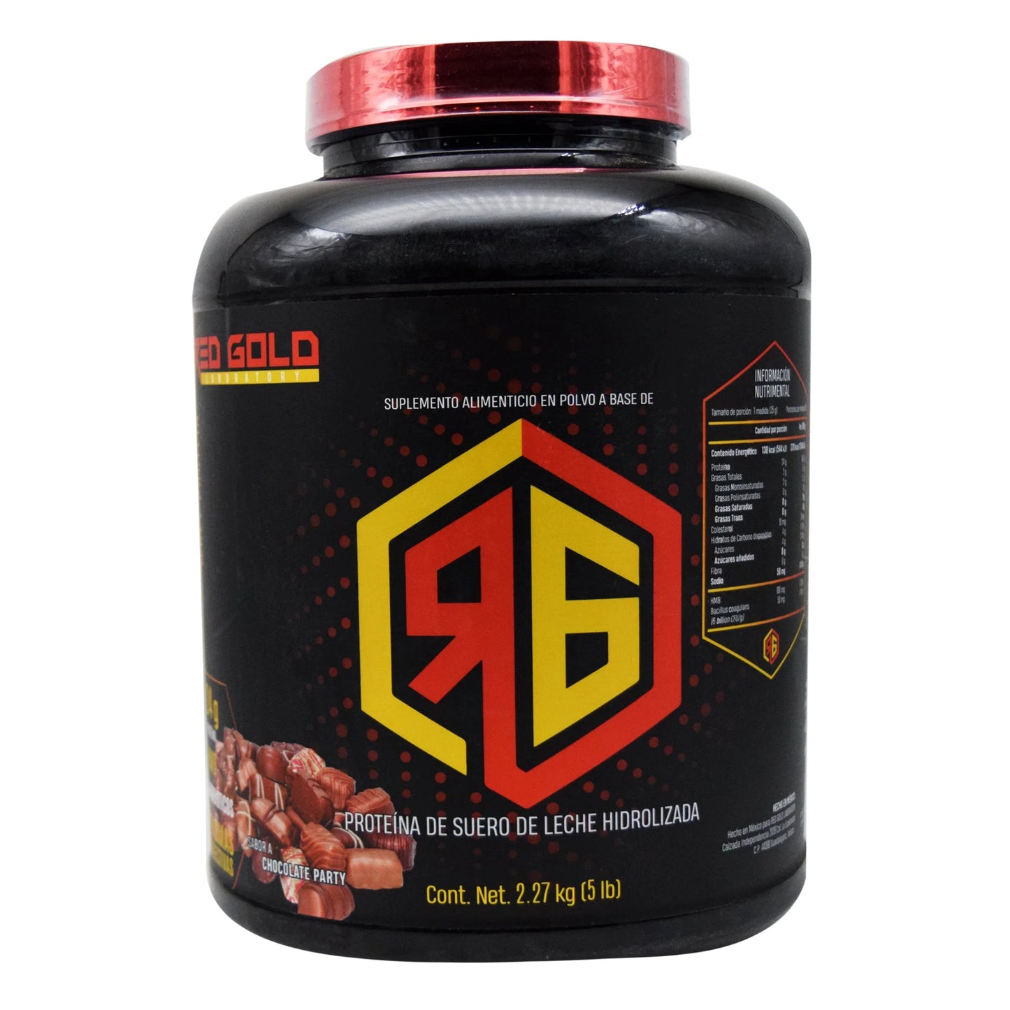 Red Gold Proteina Hidrolizada IceCream Chocolate 5LB (2.27)