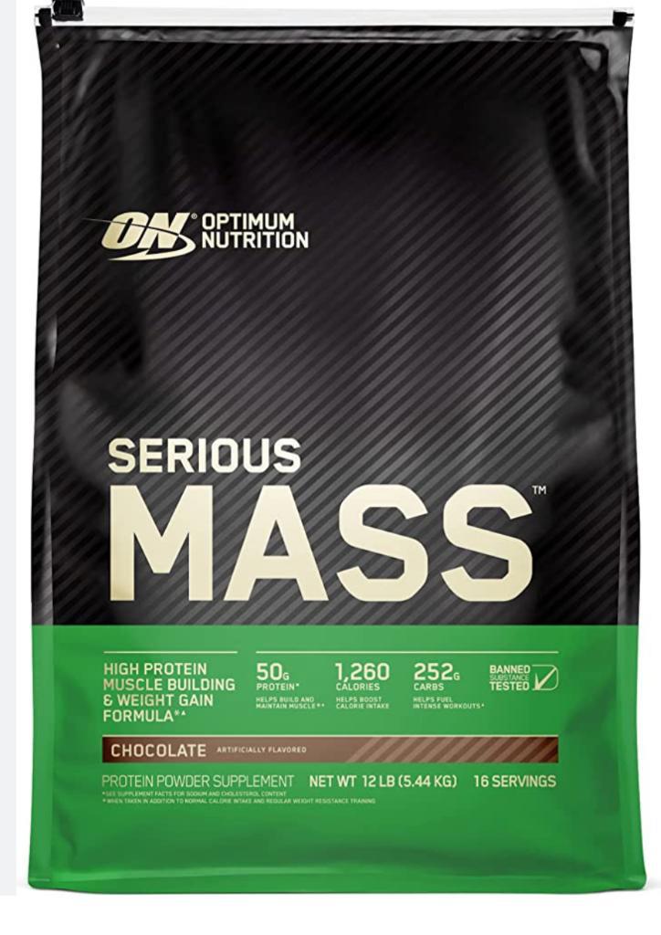 Serius Mass Bag High Carbs High Protein Chocolate On Nutrition 12LB (5.44Kg)