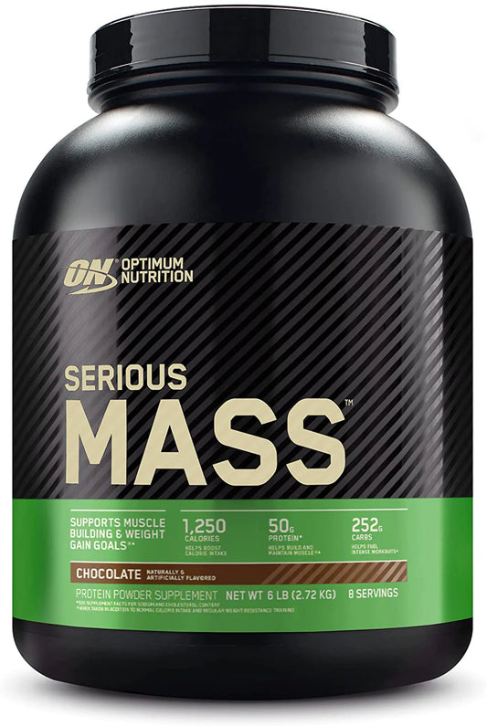 Serius Mass Chocolate On Nutrition High Protein High Carbs 6LB (2.72Kg)