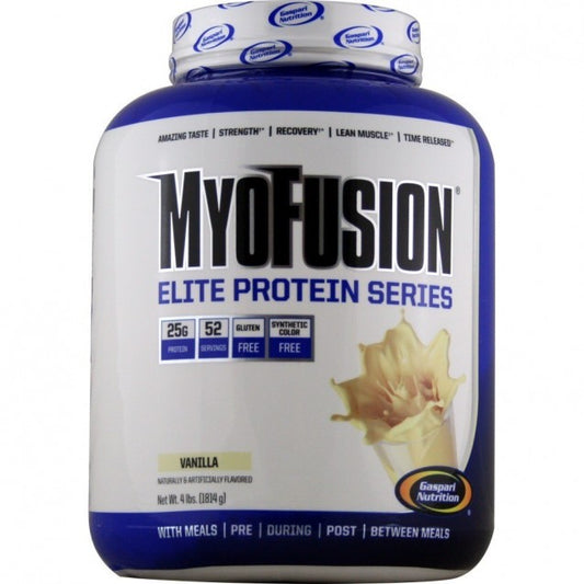 MyoFusion Advanced Protein Gaspari Sabor Vainilla 4LB (1.8Kg)