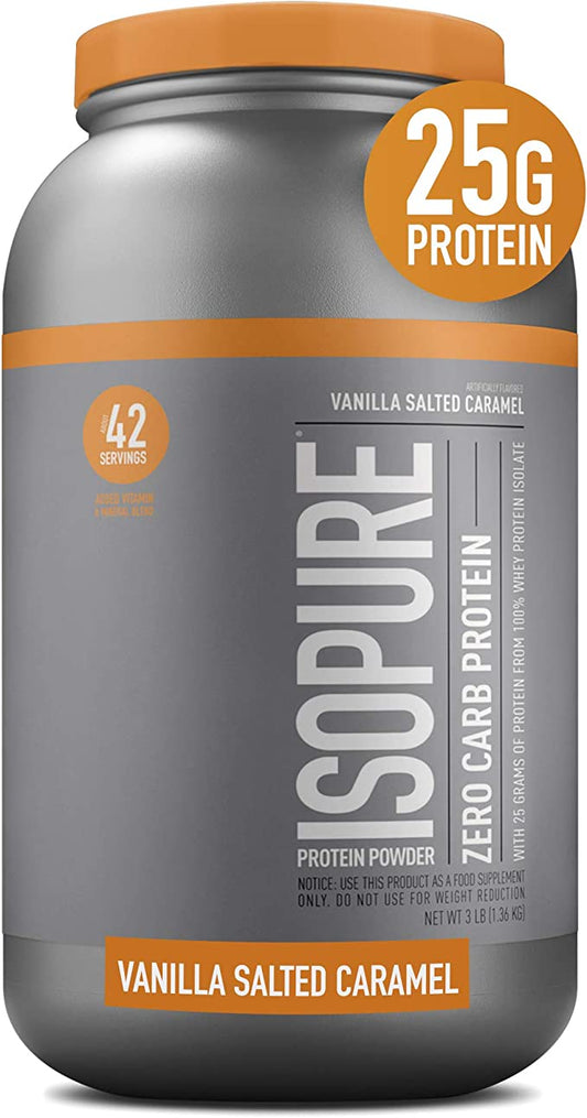 Isopure Proteina Vainilla Salted Caramel 3LB (1.36Kg)