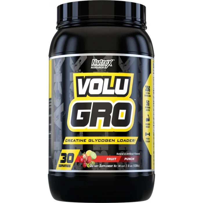 Volu-Grow Creatine High Carbs Fruit Punch 2.8LB (1.284KG)